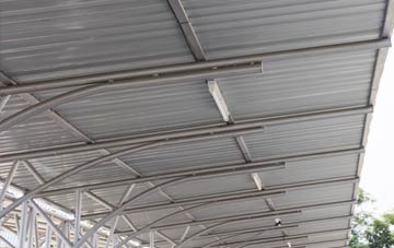 installing Lower Chute metal roofing